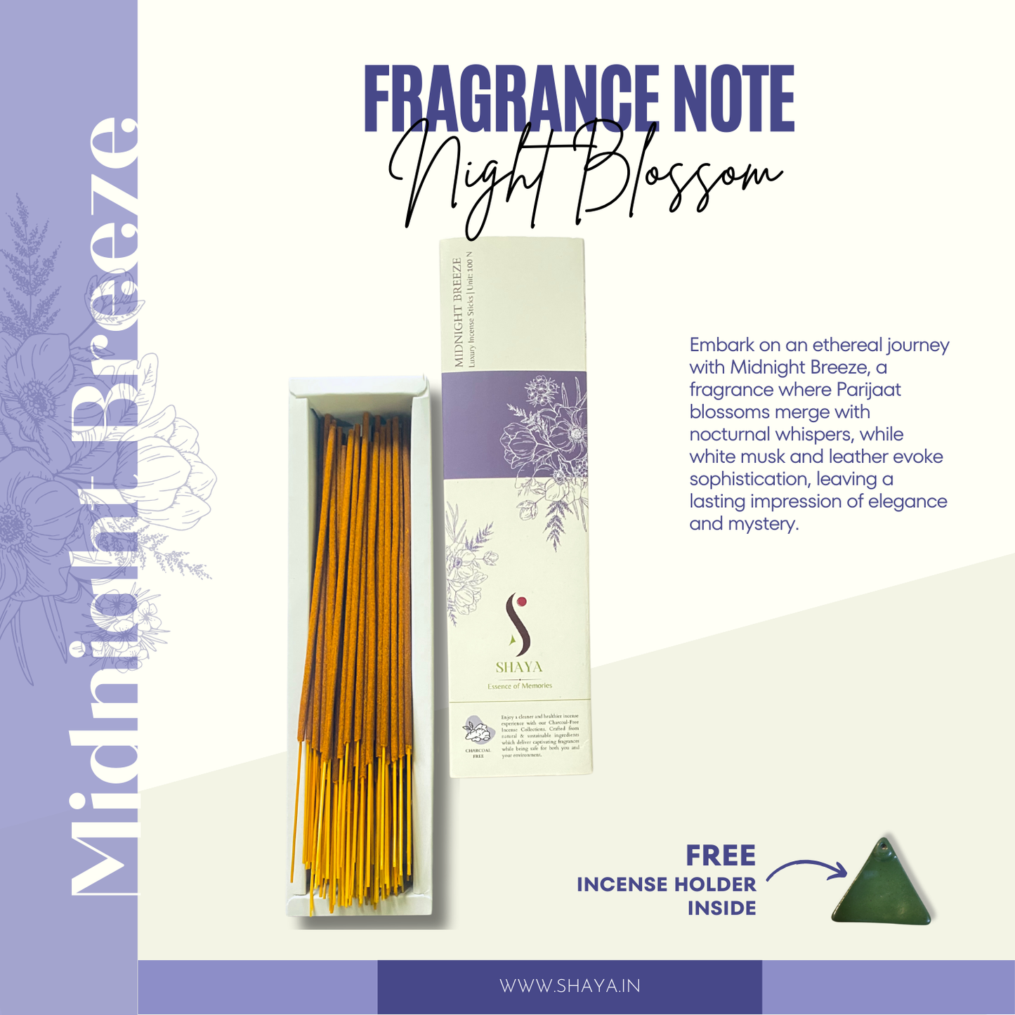 Midnight Breeze - Luxury Incense Sticks