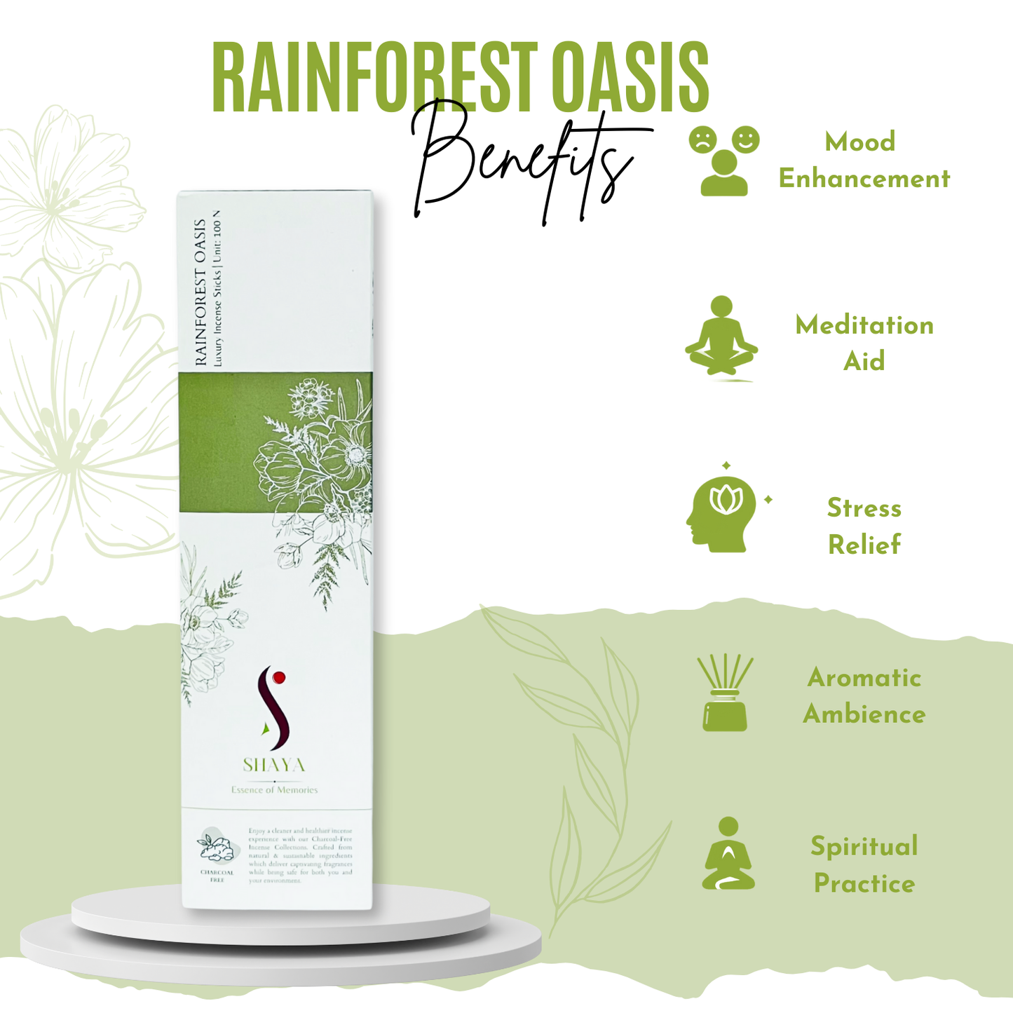 Rainforest Oasis - Luxury Incense Sticks