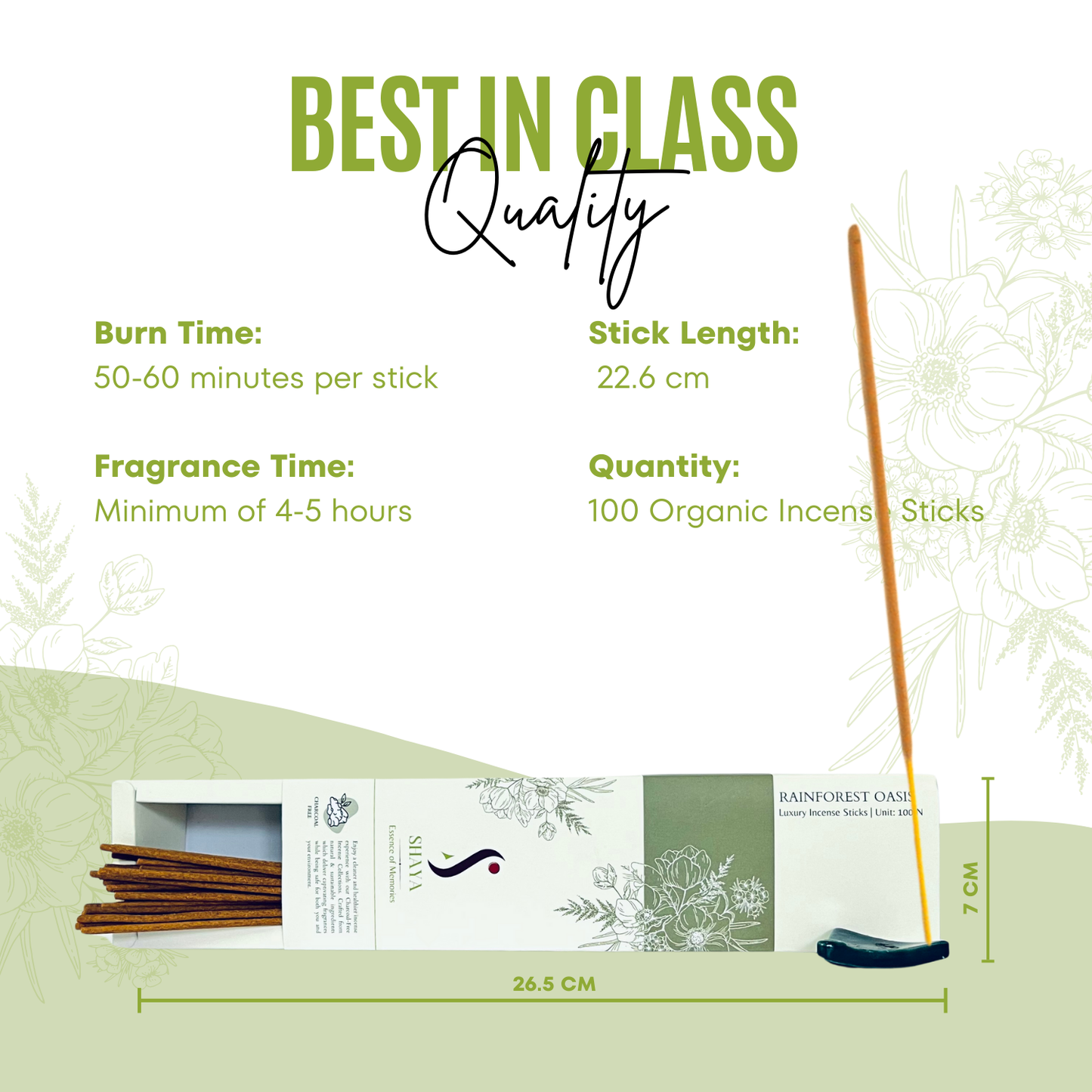 Rainforest Oasis - Luxury Incense Sticks