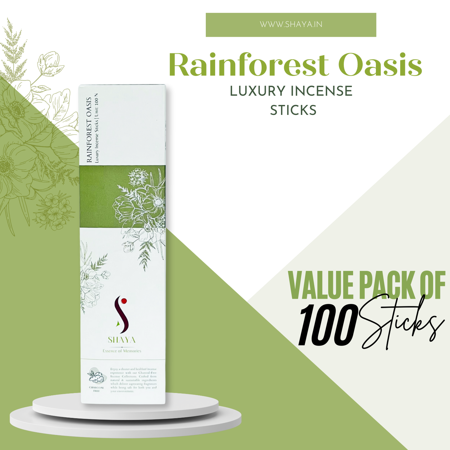 Rainforest Oasis - Luxury Incense Sticks