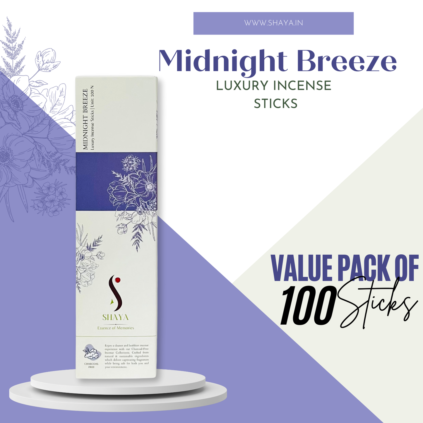 Midnight Breeze - Luxury Incense Sticks