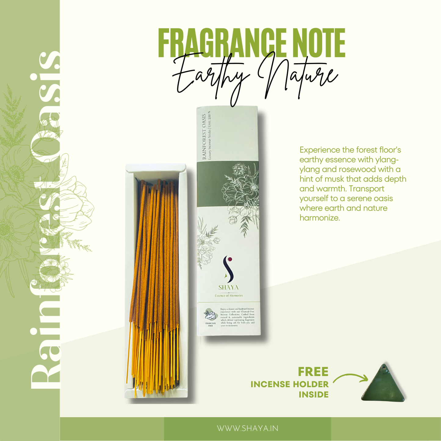 Rainforest Oasis - Luxury Incense Sticks