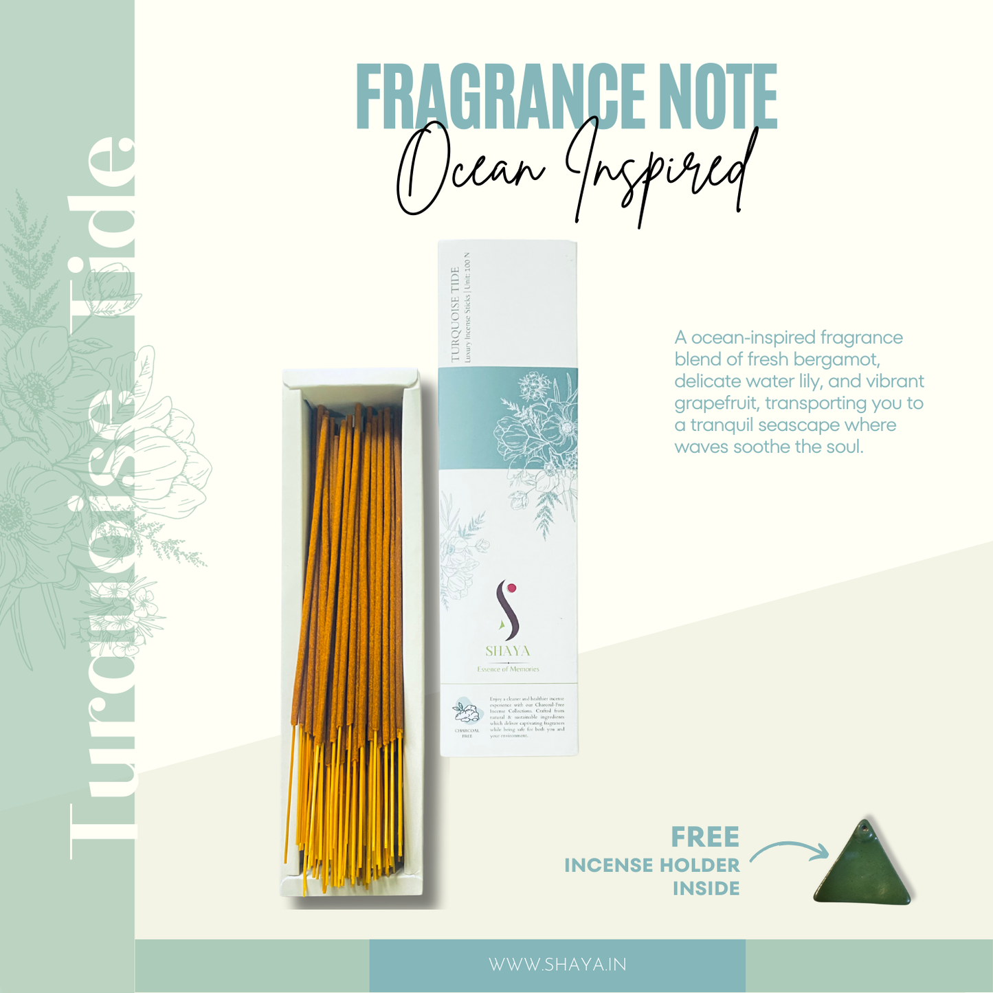 Turquoise Tide - Luxury Incense Sticks