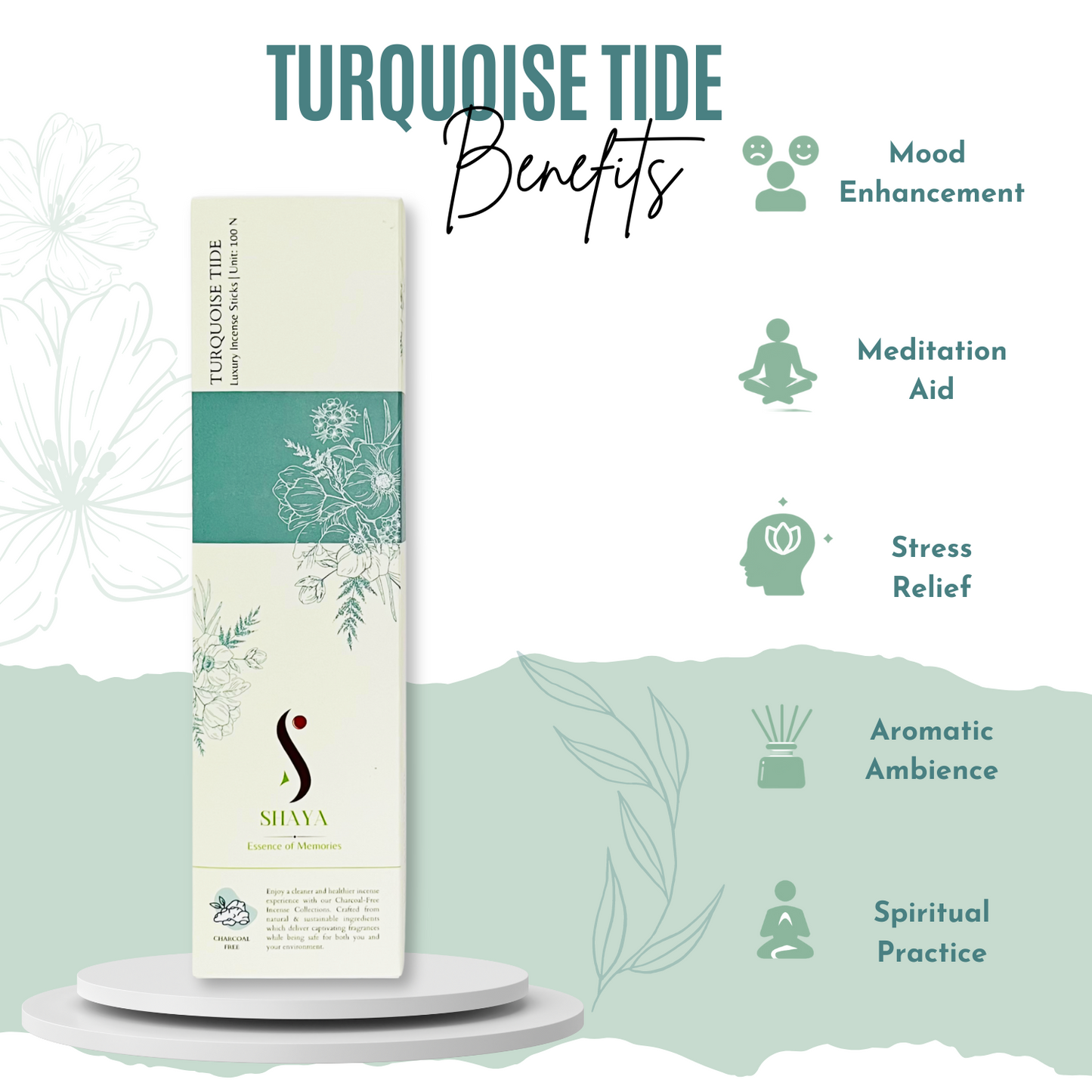 Turquoise Tide - Luxury Incense Sticks