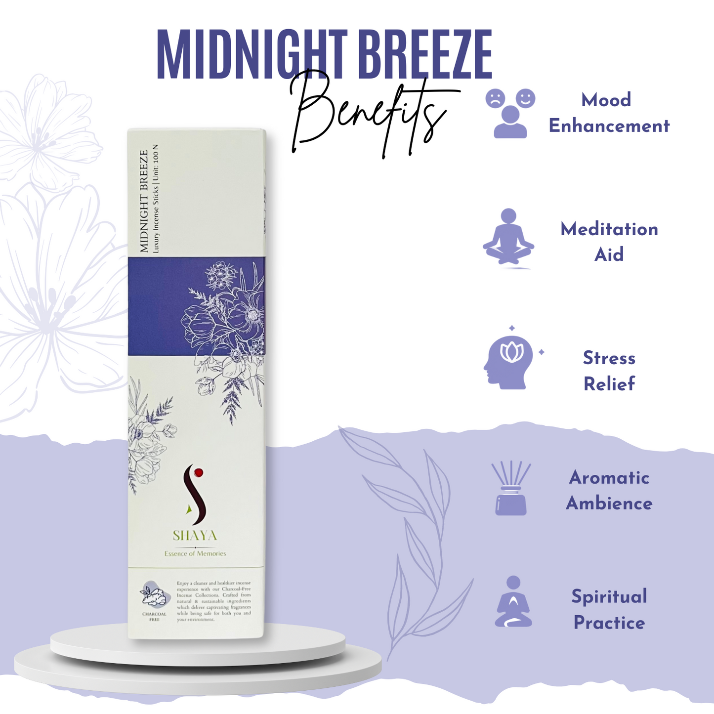 Midnight Breeze - Luxury Incense Sticks